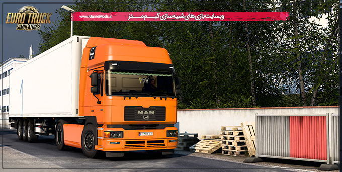 کامیون کلاسیک مان F2000 + داخلی برای بازی Euro Truck Simulator 2 ورژن 1.45