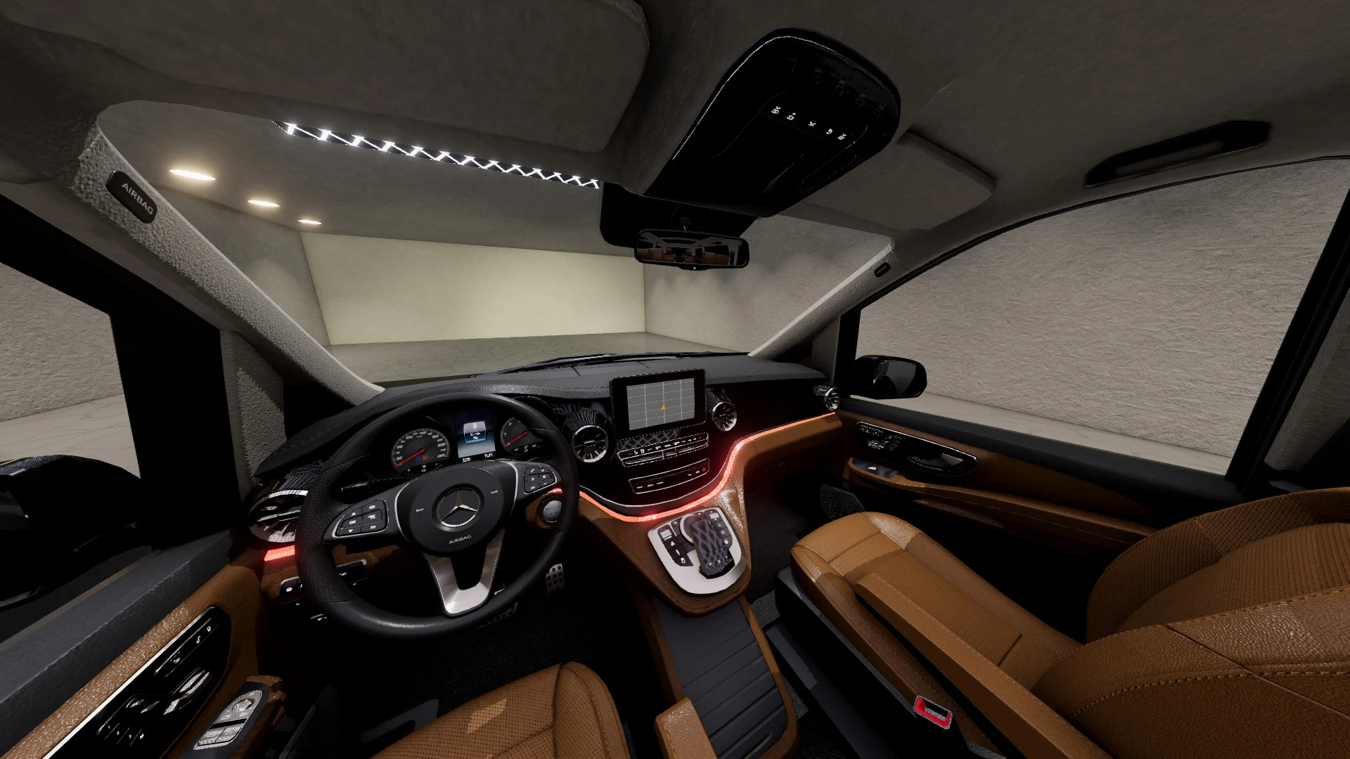 دانلود مود Mercedes V-Class/Vito بازی BeamNG.Drive ورژن 0.37