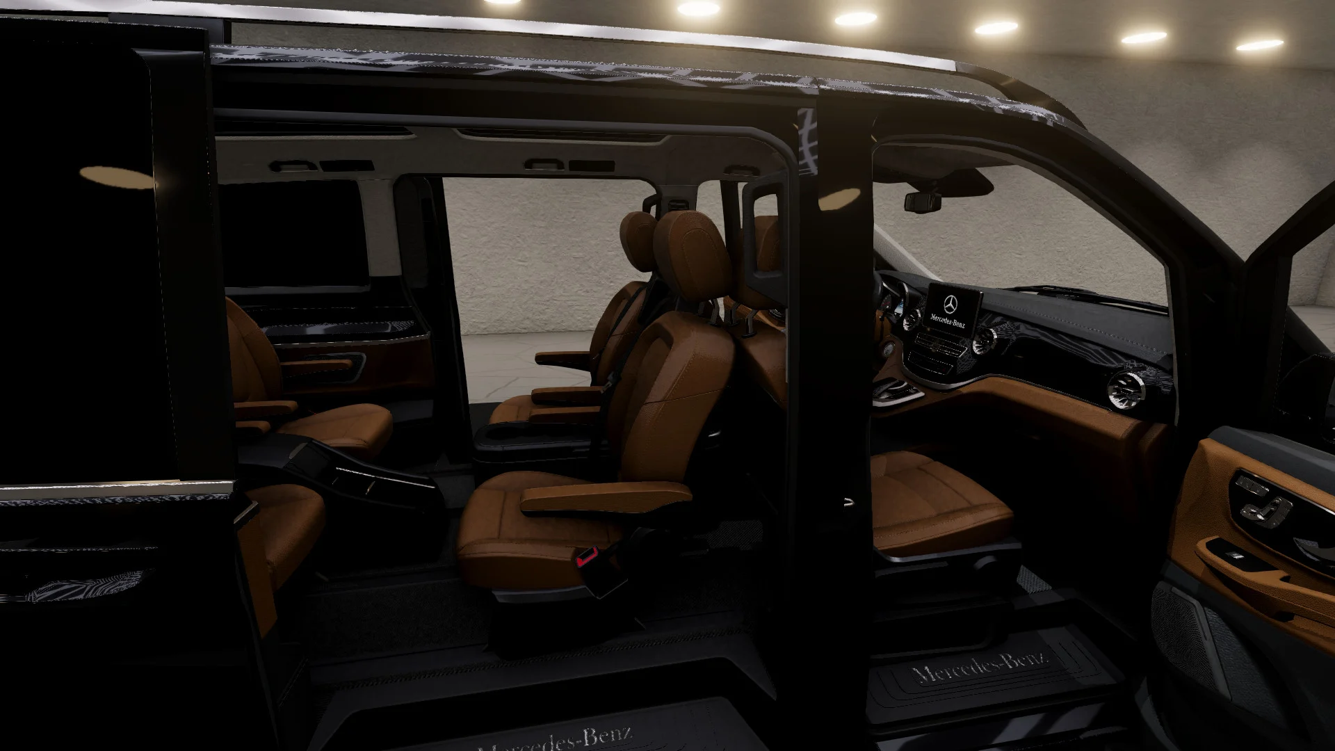 دانلود مود Mercedes V-Class/Vito بازی BeamNG.Drive ورژن 0.37