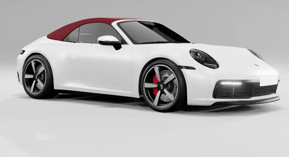 دانلود مود Porsche 911 992 بازی BeamNG.Drive ورژن 0.37