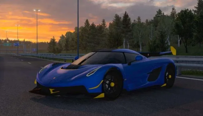 دانلود مود 2024 Koenigsegg Jesko برای یورو تراک 2 ورژن 1.57