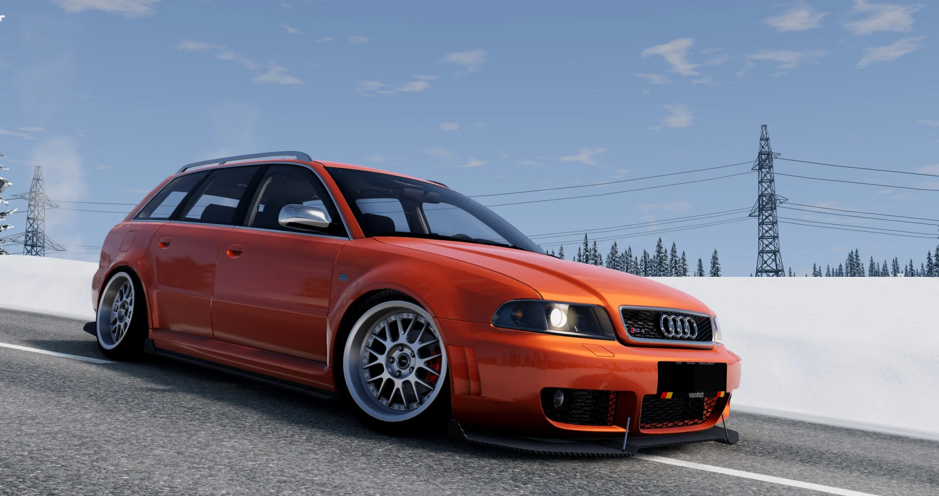 دانلود مود Audi RS4 بازی BeamNG.Drive ورژن 0.37 1 دانلود مود Audi RS4 بازی BeamNG.Drive ورژن 0.37