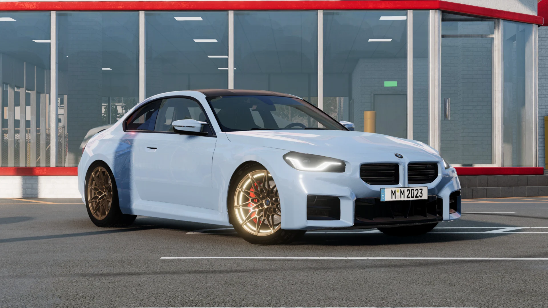دانلود مود BMW 2 Series G87 بازی BeamNG.Drive ورژن 0.37