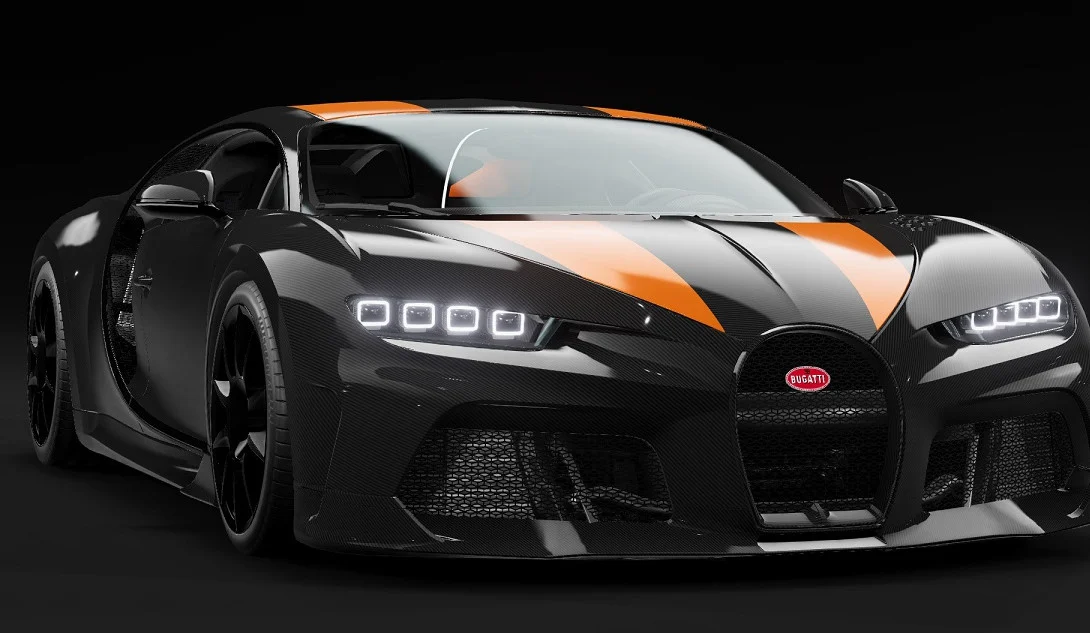 دانلود مود Bugatti Chiron 2018 بازی BeamNG.Drive ورژن 0.37