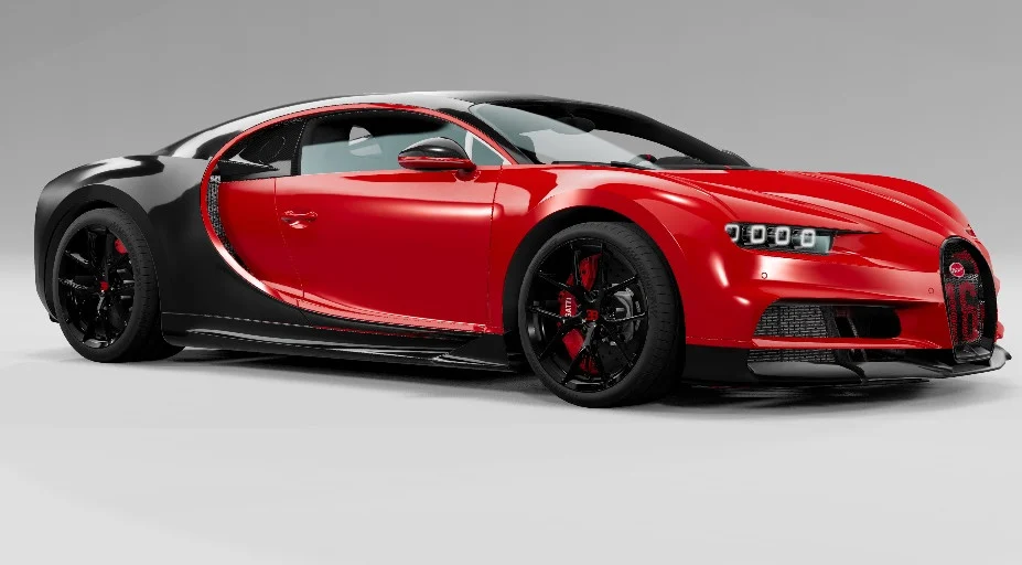 دانلود مود Bugatti Chiron 2018 بازی BeamNG.Drive ورژن 0.37