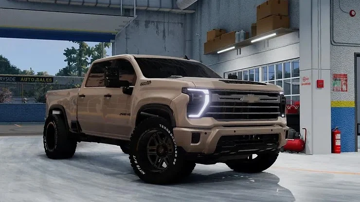 دانلود مود Chevy Silverado بازی BeamNG.Drive ورژن 0.38