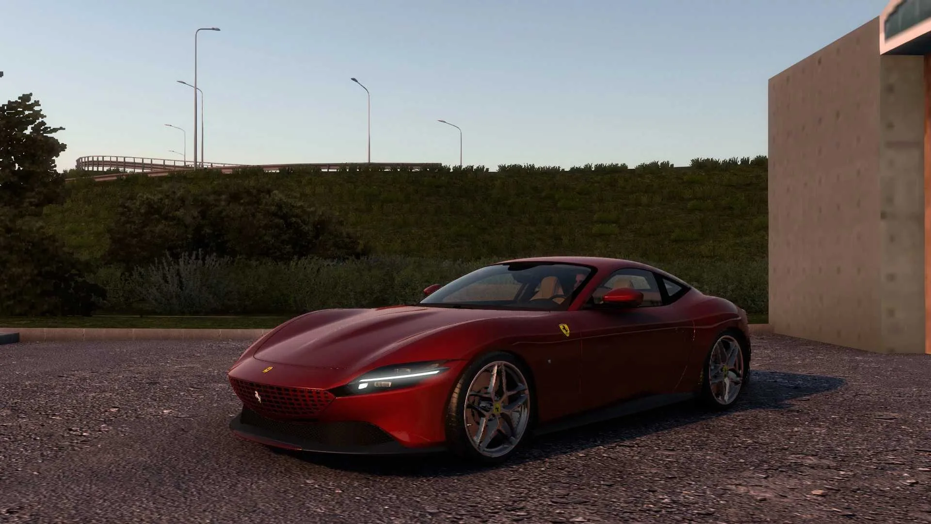 دانلود مود Ferrari Roma Spider برای یورو تراک 2 ورژن 1.57