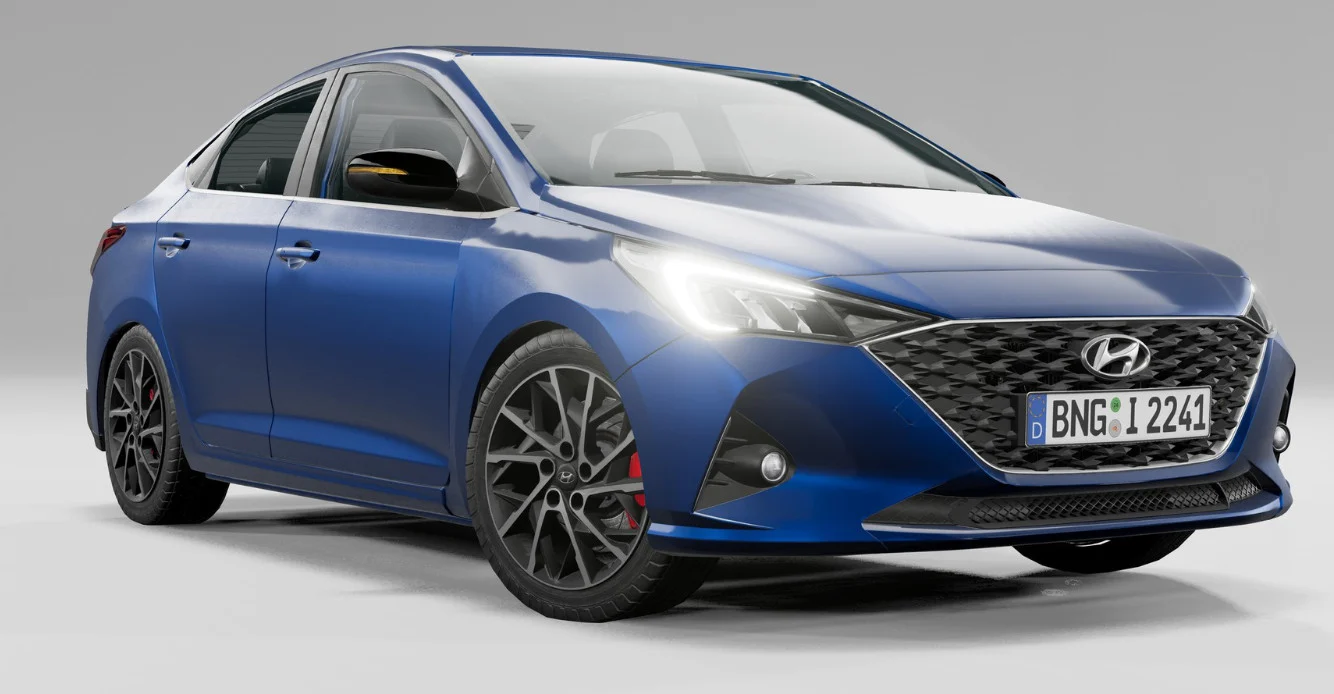 دانلود مود Hyundai Solaris بازی BeamNG.Drive ورژن 0.37