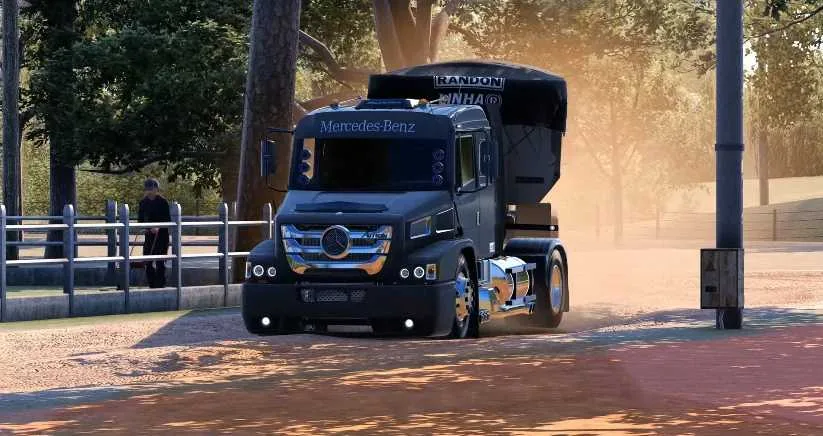 دانلود مود Mercedes-Benz Atron برای یورو تراک 2 ورژن 1.57