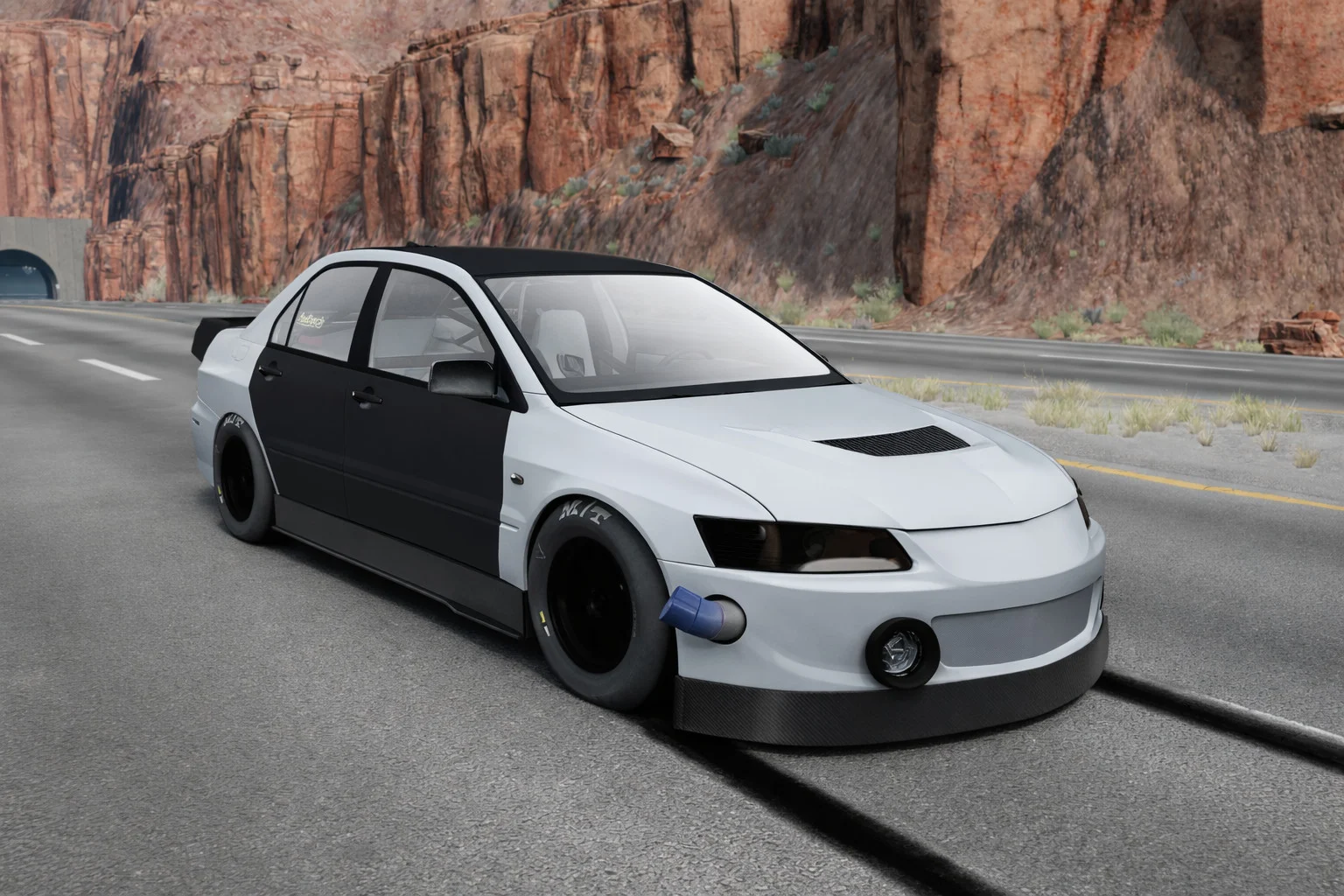 دانلود مود Mitsubishi Cedia Drag Racing بازی BeamNG.Drive ورژن 0.38