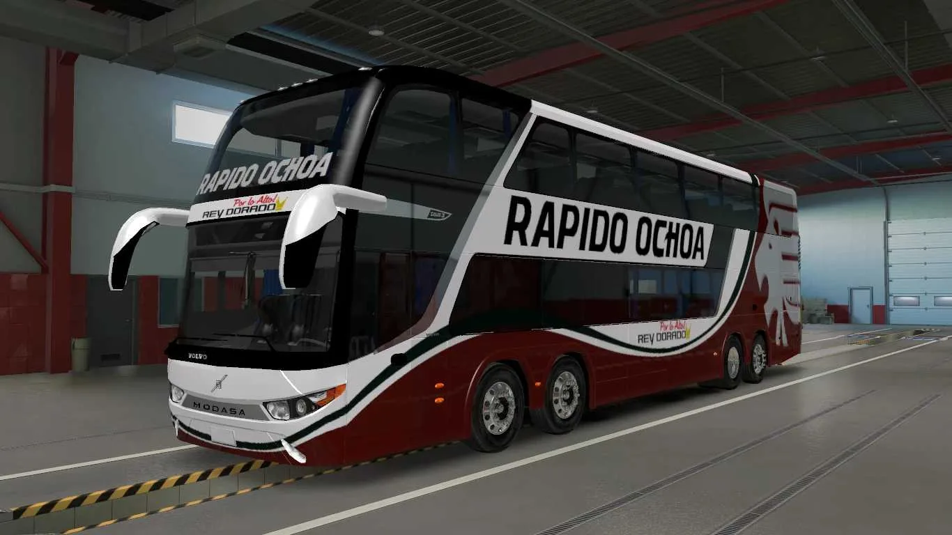 دانلود مود Modasa Zeus 3 Volvo 8×2 برای یورو تراک 2 ورژن 1.57