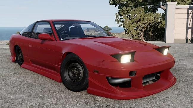 دانلود مود Nissan 180SX بازی BeamNG.Drive ورژن 0.38