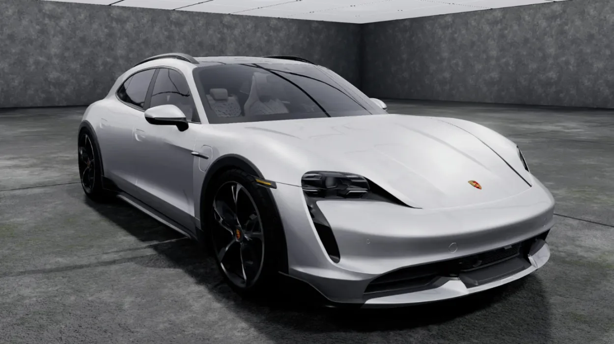 دانلود مود Porsche Taycan بازی BeamNG.Drive ورژن 0.38