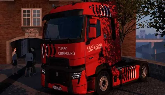 دانلود مود Renault Range T Evo برای یورو تراک 2 ورژن 1.57