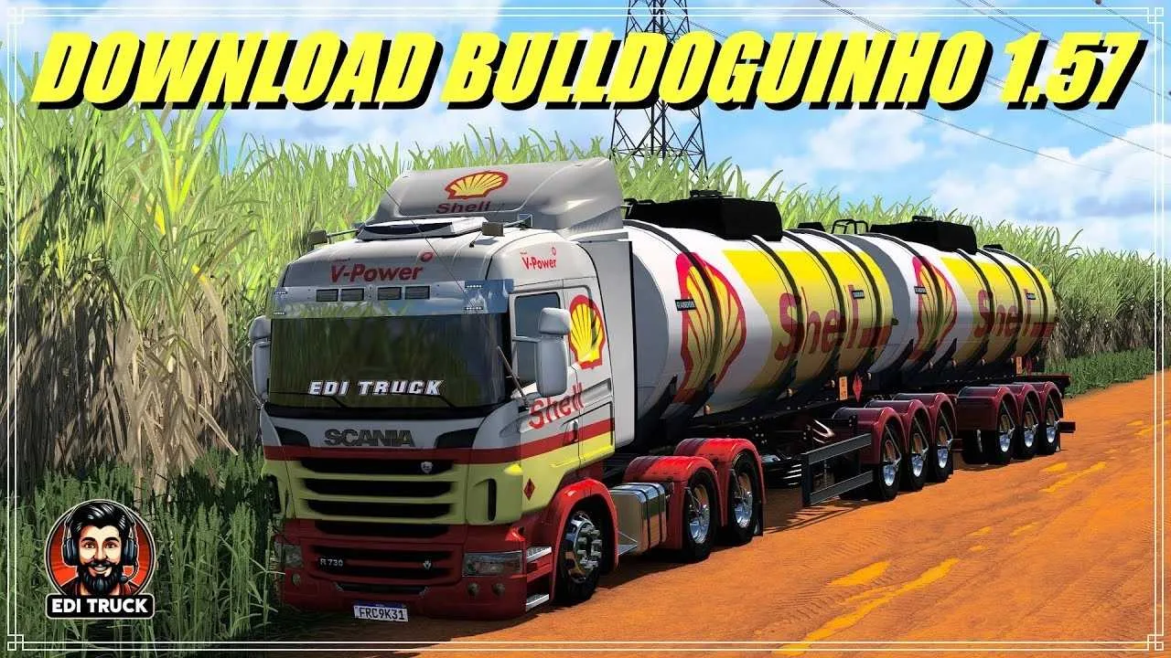 دانلود مود Scania R 2009 Buldoguinho برای یورو تراک 2 ورژن 1.57
