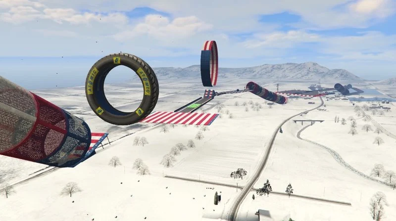 دانلود مود Stunt Track North Yankton بازی GTA V