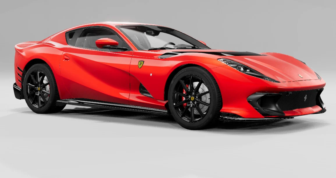 مود 812 Competizione بازی BeamNG.Drive ورژن 0.37 1 مود 812 Competizione بازی BeamNG.Drive ورژن 0.37