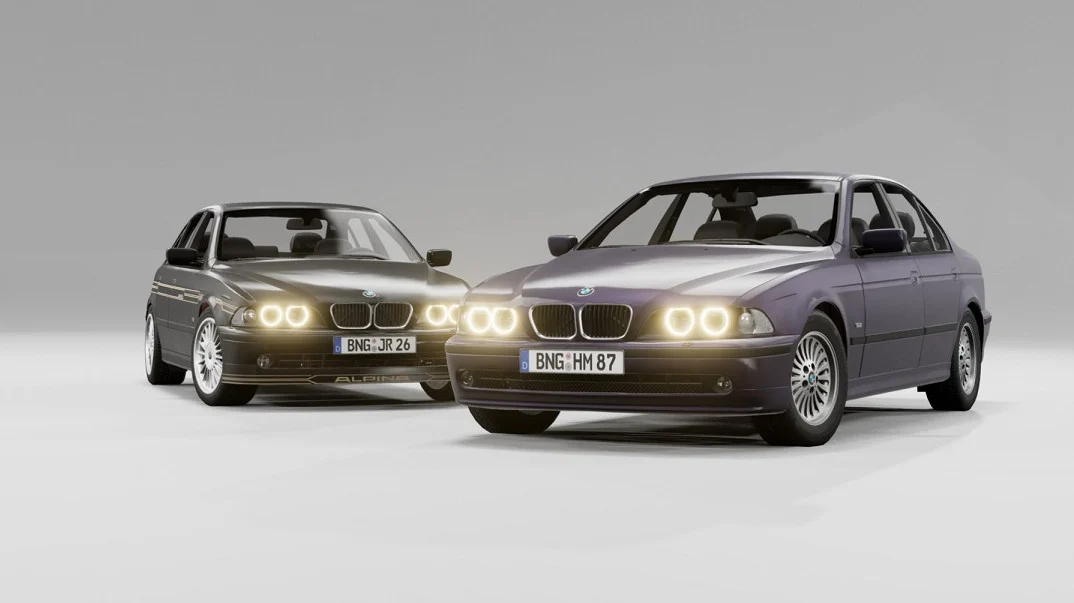 مود BMW 5-SERIES E39 بازی BeamNG.Drive ورژن 0.37