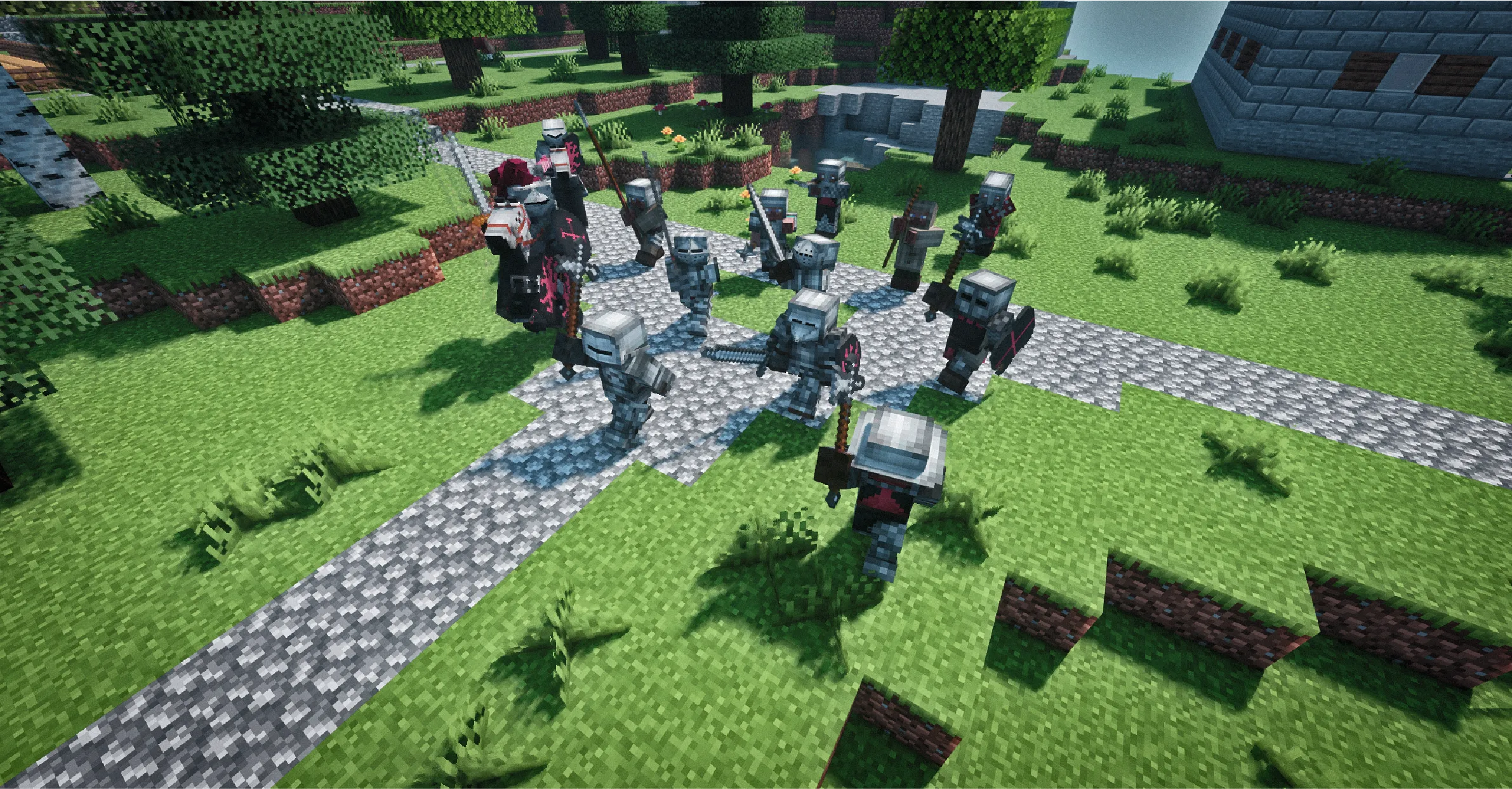 مود Epic Knights: Shields Armor and Weapons برای ماینکرفت 1.21.1