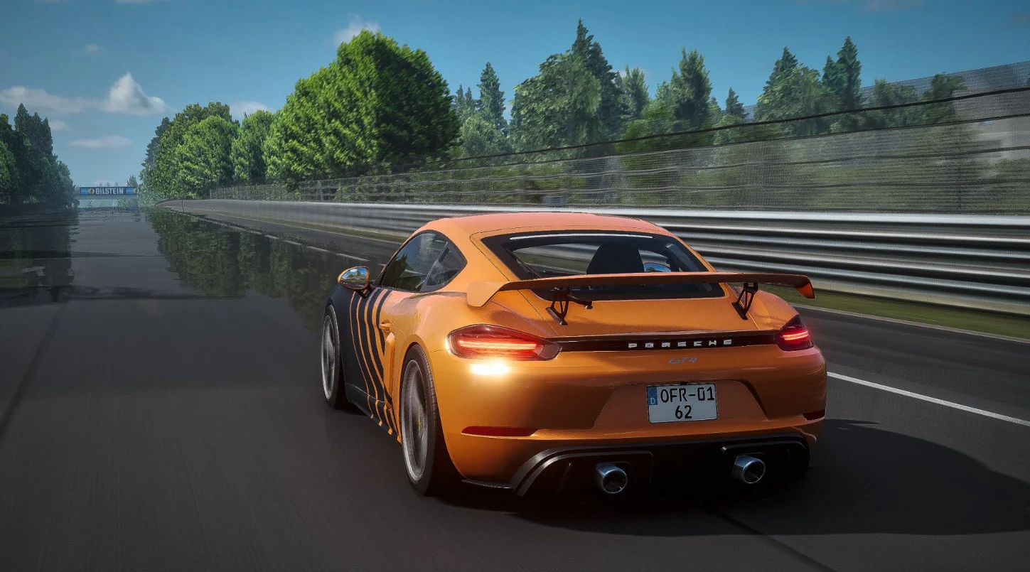 مود Porsche Cayman بازی BeamNG.Drive ورژن 0.37