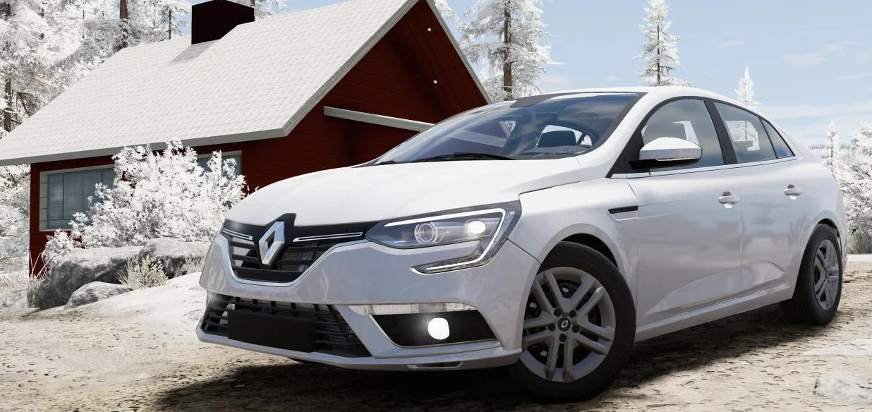 مود Renault Megane IV Sedan بازی BeamNG.Drive ورژن 0.37