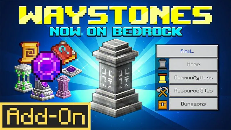 مود Waystones برای ماینکرفت 1.21.1 1 مود Waystones برای ماینکرفت 1.21.1