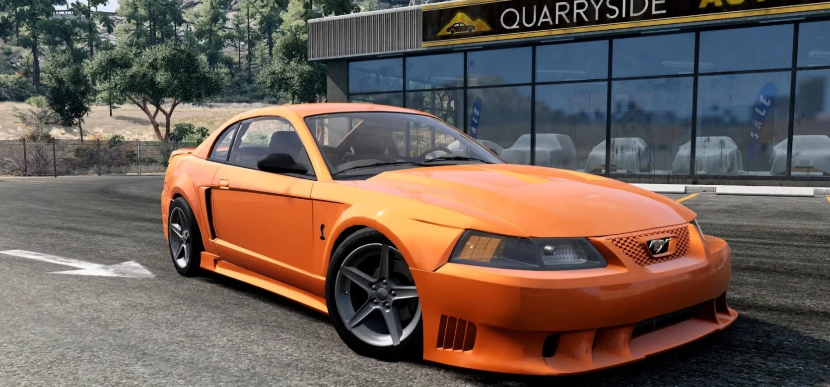 دانلود مود Ford Mustang 1999-2004 بازی BeamNG.Drive ورژن 0.38