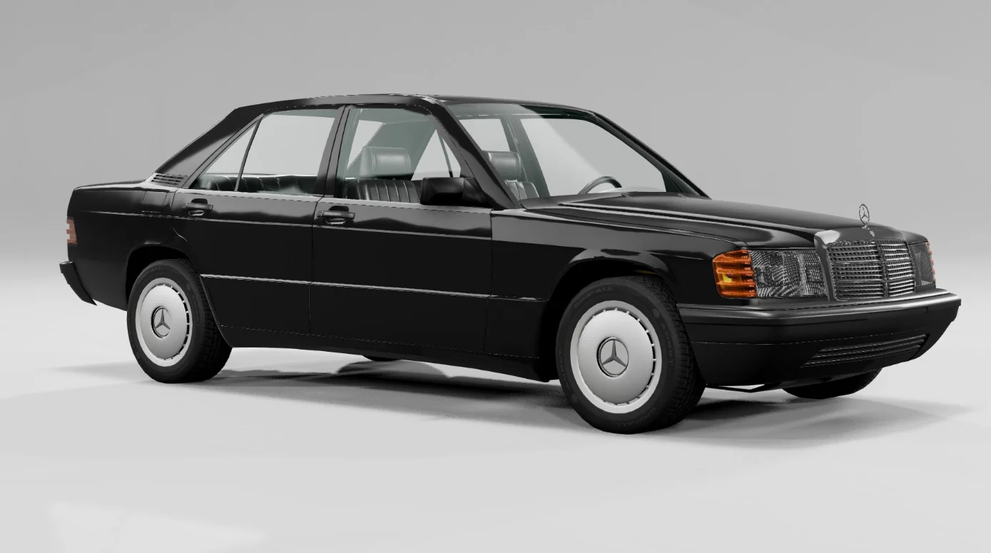 دانلود مود Mercedes-Benz 190 بازی BeamNG.Drive ورژن 0.38