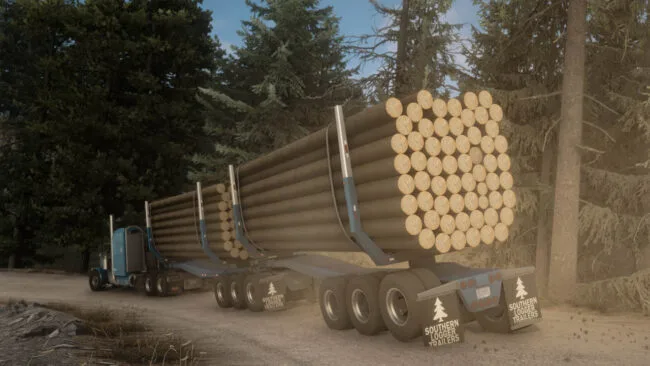 دانلود مود Southern Logging برای یورو تراک 2 ورژن 1.57