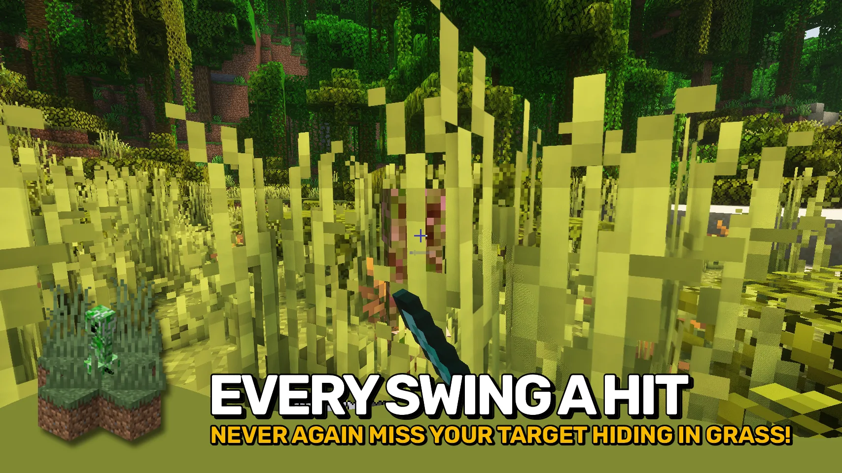 مود Cut Through برای ماینکرفت 1.21.1