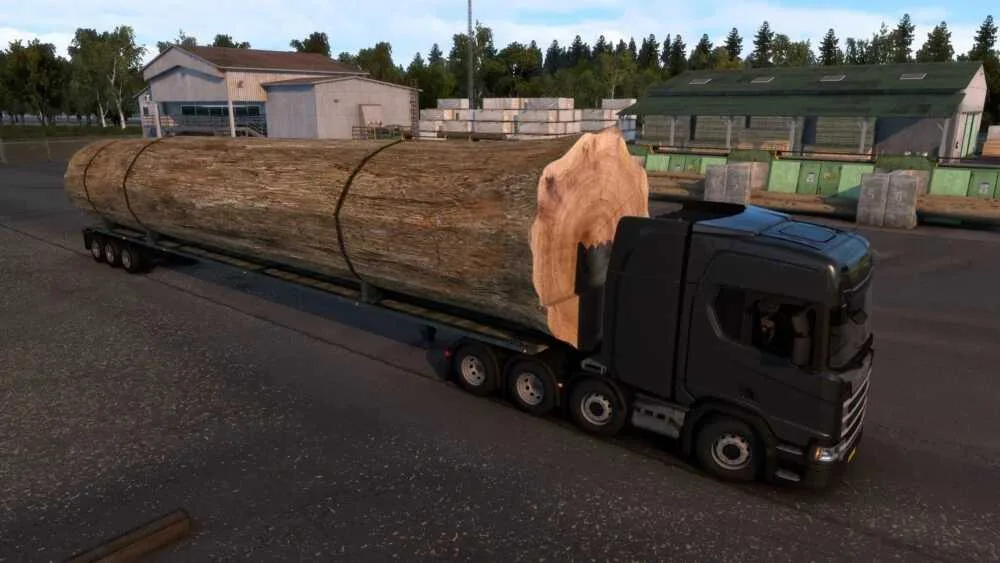 دانلود مود Baobab Tree Trailer برای یورو تراک 2 ورژن 1.57