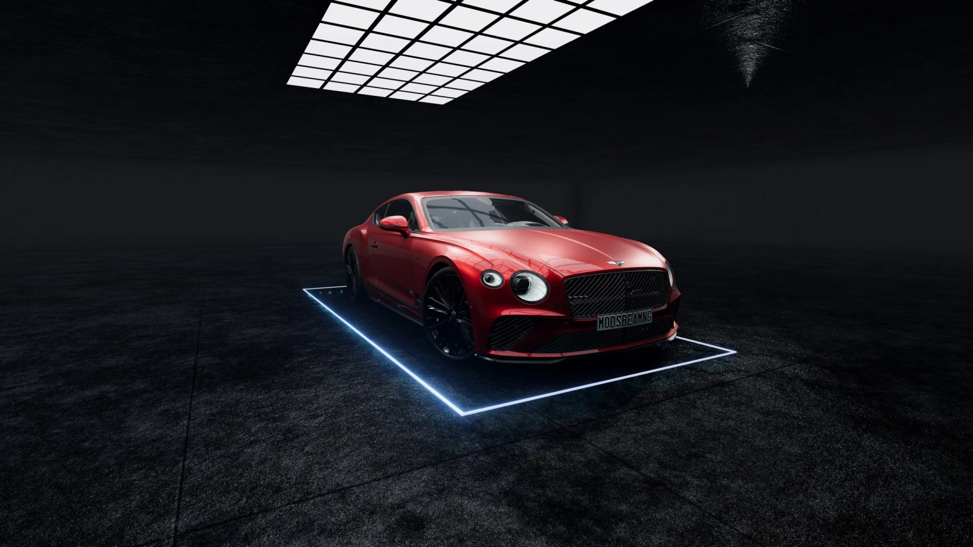 دانلود مود Bentley Continental GT 2018 بازی BeamNG.Drive ورژن 0.38