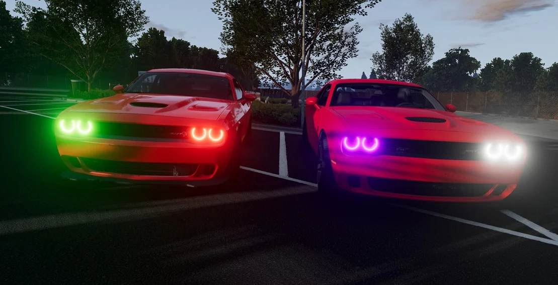 دانلود مود Dodge Challenger [ Remake ] برای یورو تراک 2 ورژن 1.57