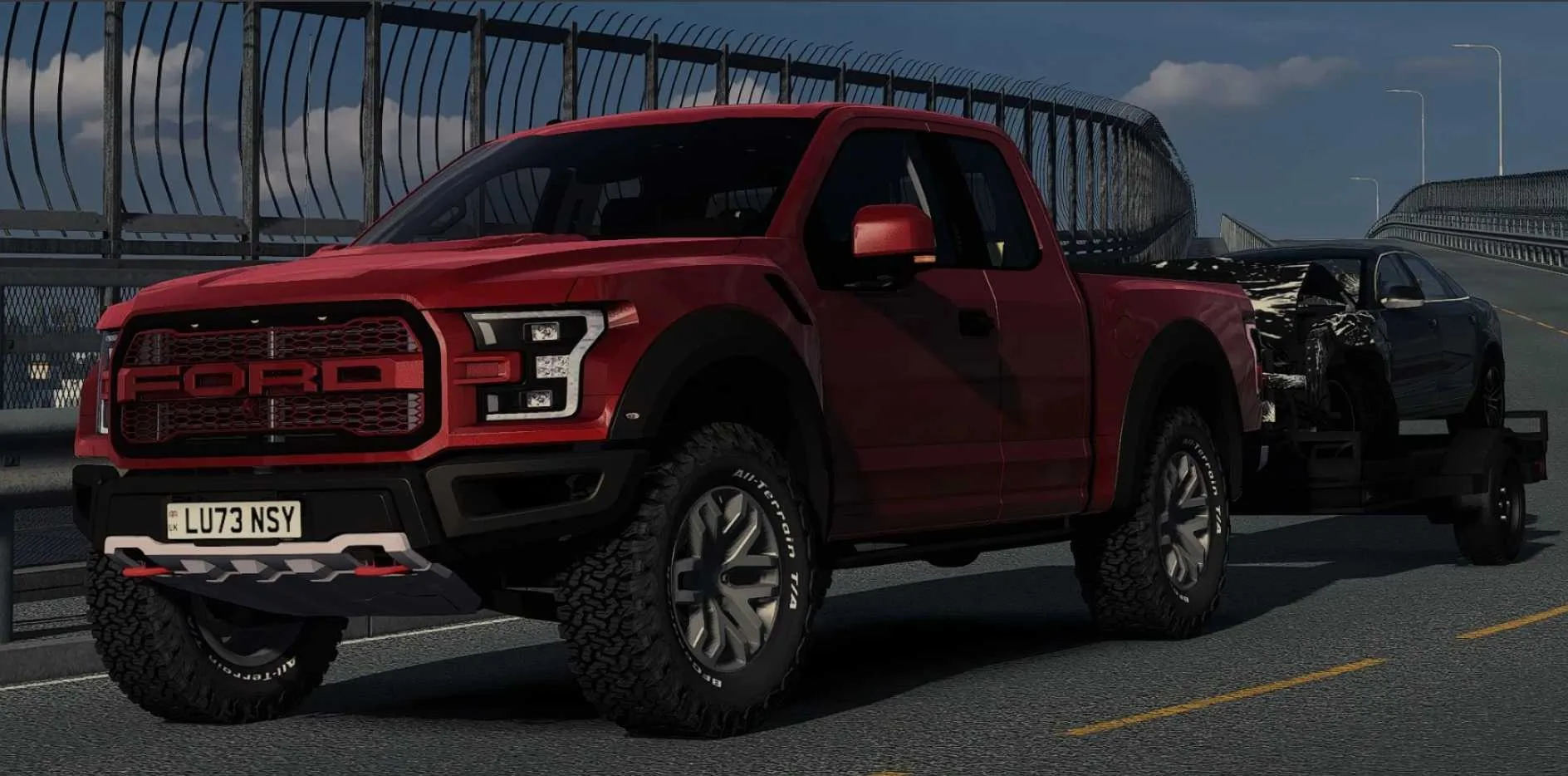 دانلود مود Ford F-150 Raptor 2017 برای یورو تراک 2 ورژن 1.57