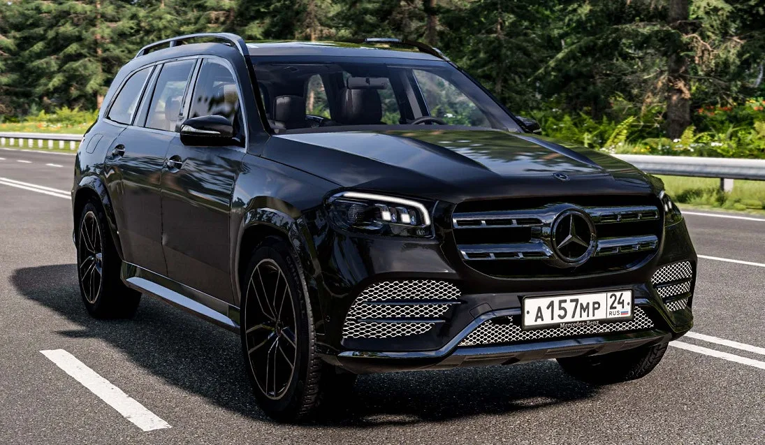 دانلود مود Mercedes-Benz GLS بازی BeamNG.Drive ورژن 0.38