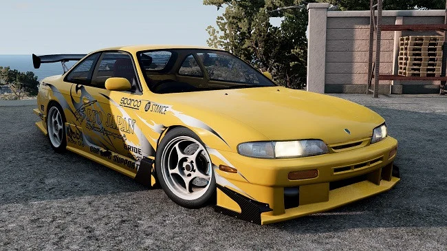 دانلود مود Nissan Silvia S14 BS برای یورو تراک 2 ورژن 1.57