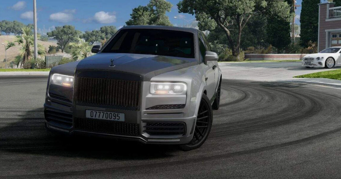 دانلود مود Rolls-Royce Cullinan LXR بازی BeamNG.Drive ورژن 0.38