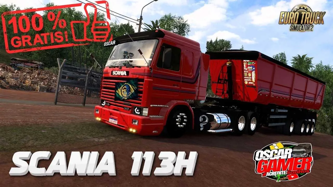 دانلود مود Scania 113 Frontal برای یورو تراک 2 ورژن 1.57