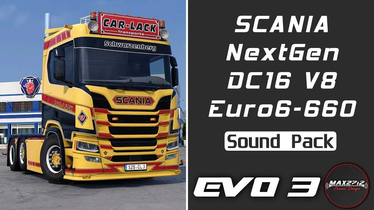 دانلود مود Scania NextGen soundpack برای یورو تراک 2 ورژن 1.57