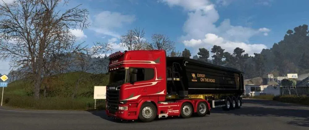 دانلود مود Scania Streamline Red Passion Skin برای یورو تراک 2 ورژن 1.57