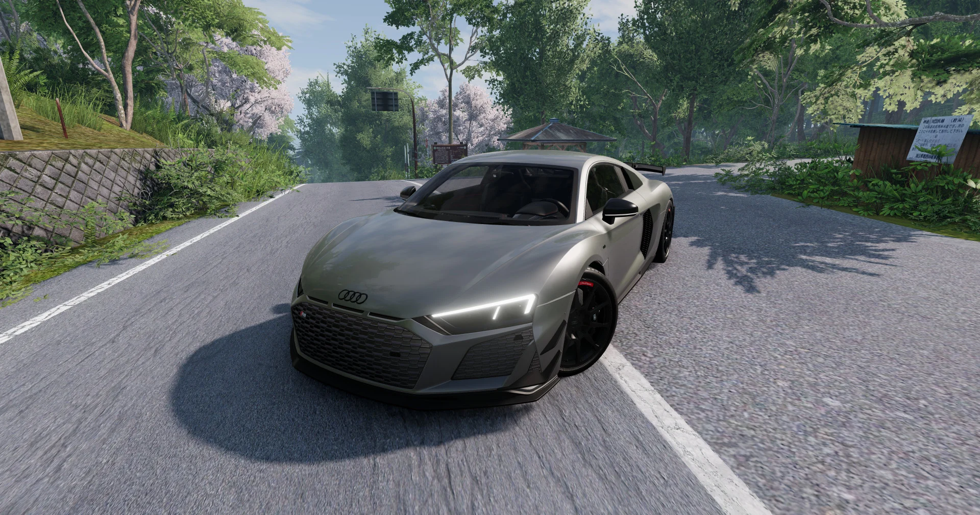 دانلود مود Audi R8 V10 UKBEAMNG FIX بازی BeamNG.Drive ورژن 0.38