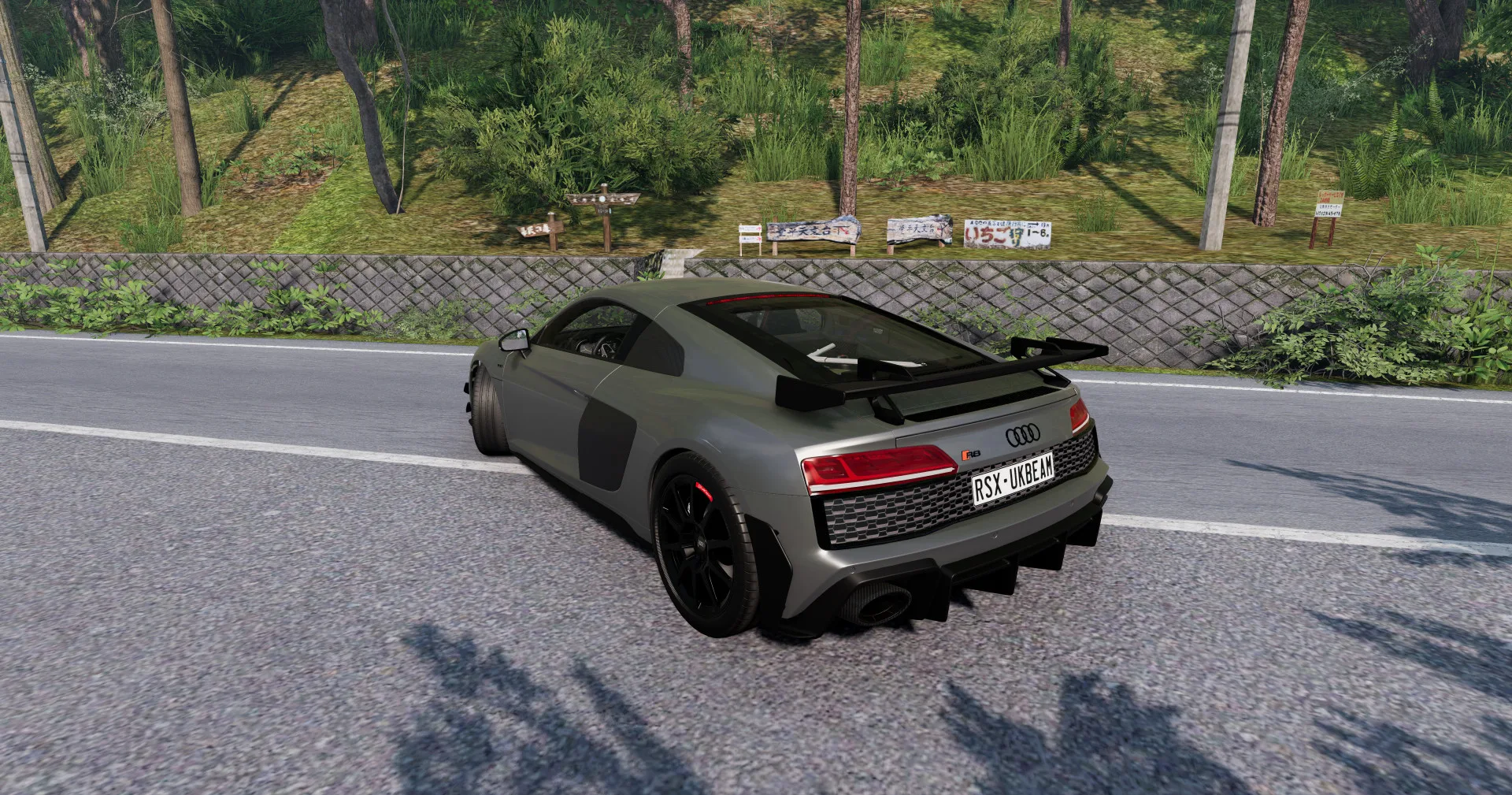دانلود مود Audi R8 V10 UKBEAMNG FIX بازی BeamNG.Drive ورژن 0.38