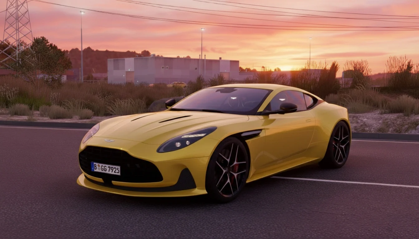 دانلود مود Aston Martin DB12 2023 برای یورو تراک 2 ورژن 1.60