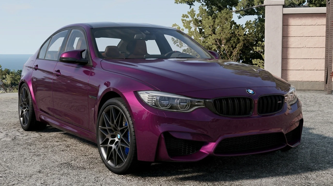 دانلود مود BMW M3 (F80) 2014-2018 بازی BeamNG.Drive ورژن 0.38