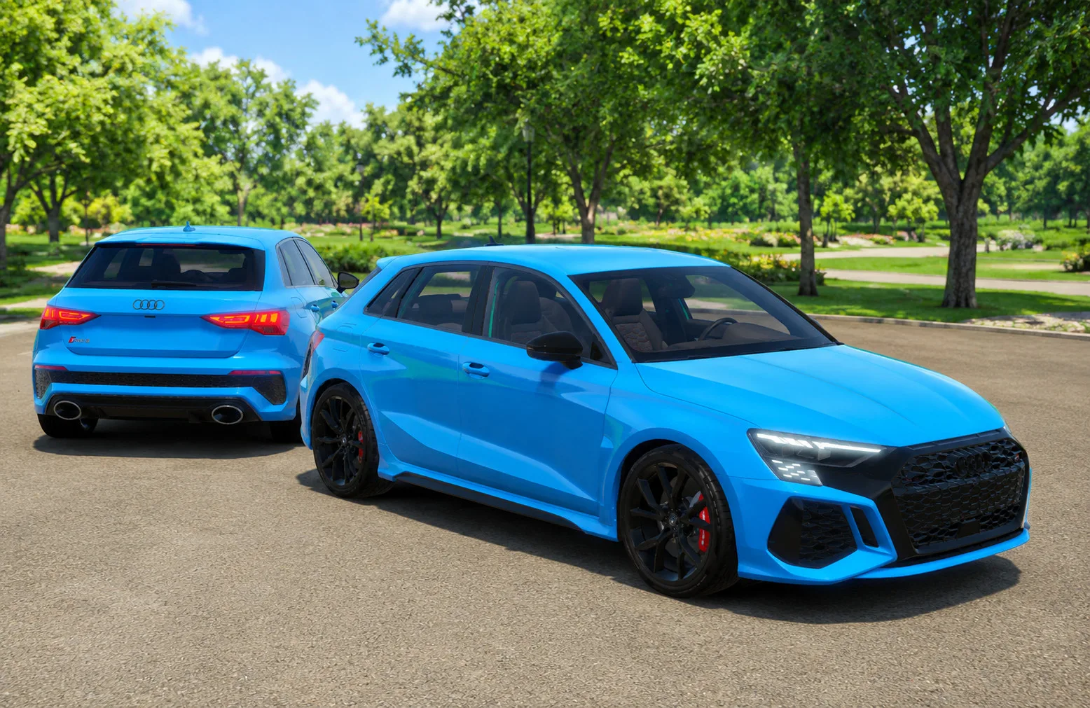 دانلود مودAudi RS3 Sport 2023 بازی BeamNG.Drive ورژن 0.38