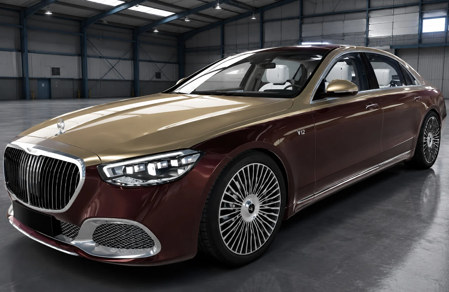 دانلود مود Mercedes-Benz Maybach 2022 Class S680 بازی BeamNG.Drive ورژن 0.38