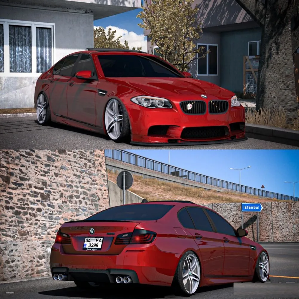 دانلود مودBMW M5 F10 برای یورو تراک 2 ورژن 1.60