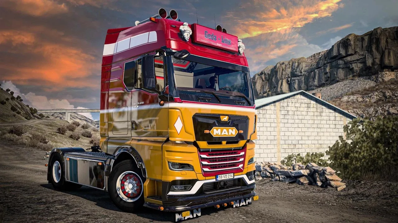 دانلود مود MAN TG3 2020 SCT برای یورو تراک 2 ورژن 1.60