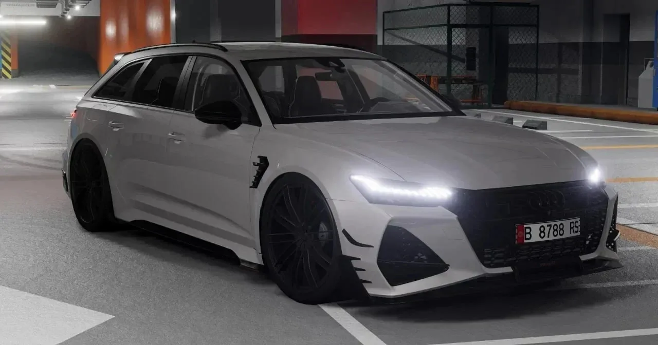دانلود مود Audi RS6 C8 2023 بازی BeamNG.Drive ورژن 0.38