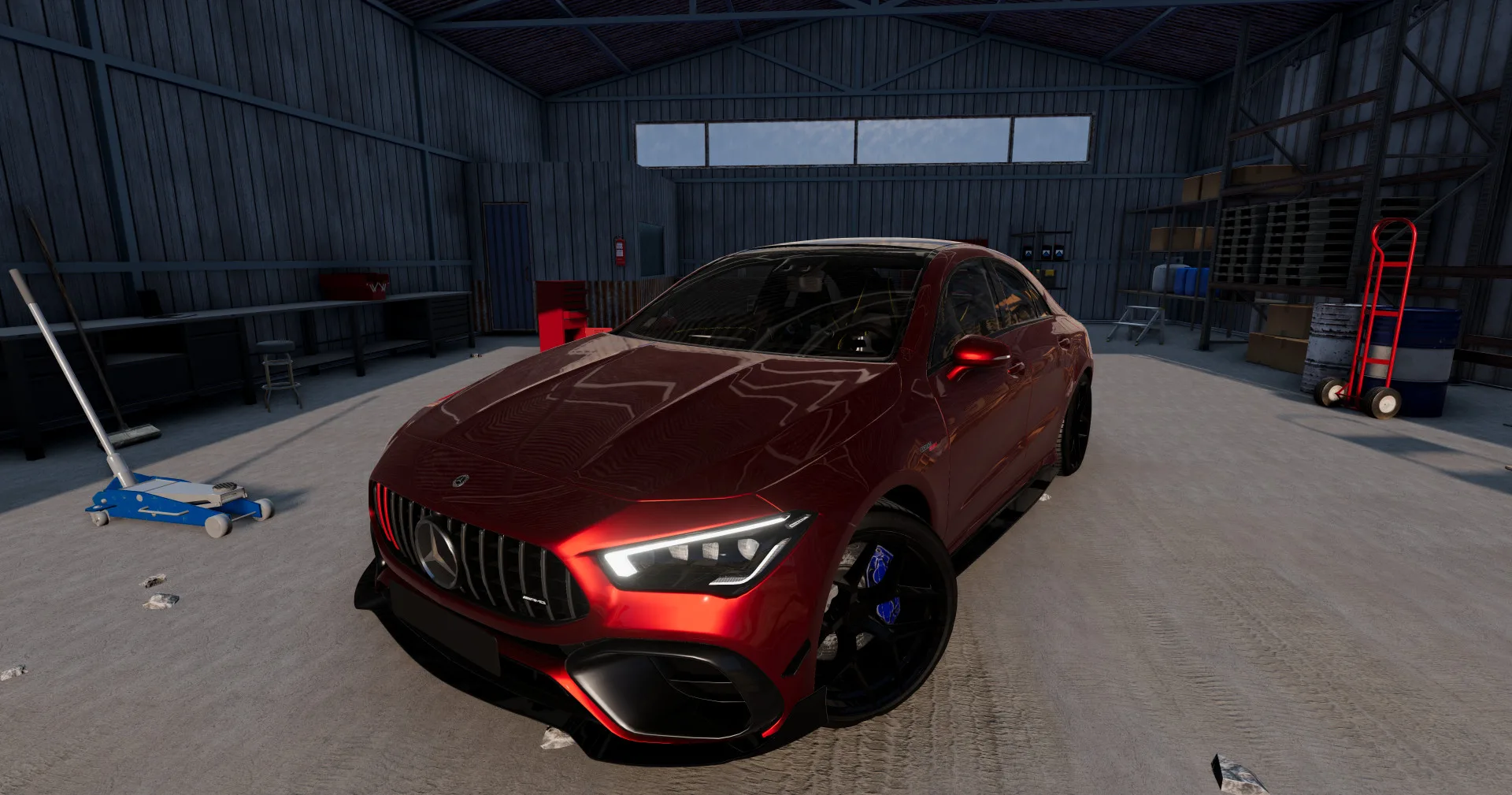 دانلود مود Mercedes-AMG CLA 45 S بازی BeamNG.Drive ورژن 0.38